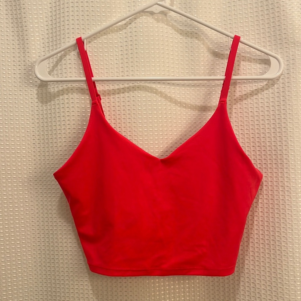 Athleta Elation v-neck crop A-C